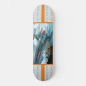 Silver Flyer Skateboard Deck 7 7/8" (Vorderseite)