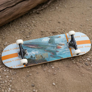 Silver Flyer Skateboard Deck 7 7/8"