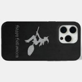Silver Flying Hexe Halloween Case-Mate iPhone Hülle (Rückseite (Horizontal))