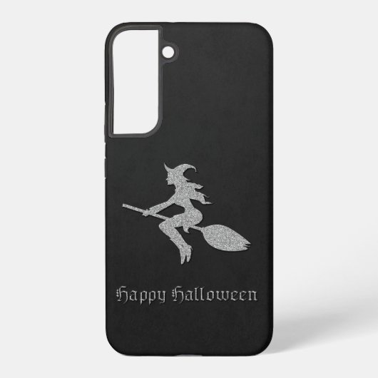 Silver Flying Hexe Halloween Samsung Galaxy Hülle (Rückseite)