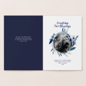 Silver FOIL 1. Verheiratetes Jahr Jahr im Review-F Folienkarte (Innenseite)