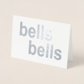 Silver Foil 25-jähriges Jubiläum Glückwünsche Folienkarte (Vorderseite)