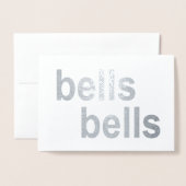 Silver Foil 25-jähriges Jubiläum Glückwünsche Folienkarte (Vorderseite mit Umschlag)