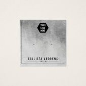 Silver Foil Add Your Logo Overing Display Card (Vorderseite)