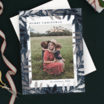 Silver Foil Branches Frohe Weihnachten 3 Foto