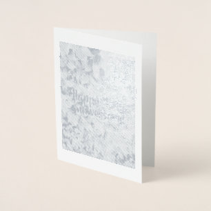Silver Foil Card (45. Jubiläum) von dalDesignNZ Folienkarte