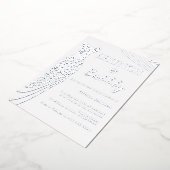 Silver Foil Dress Brautparty Brunch & Bubbly Folieneinladung (Gedreht)