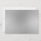 Silver Foil Foto Erste Heilige Kommune Einladung (Rückseite)