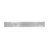 Silver Foil Glitzer Sparkle Einladungsbanderole (Flach)