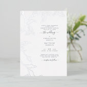 Silver Foil Ivy beide Sets von Eltern Hochzeit Folieneinladung (Stehend vorne)