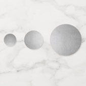 Silver Foil Look Custom Large Konfetti (Rückseiten)