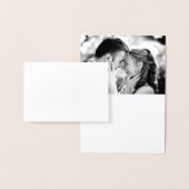 Silver Foil Lotus Blume Foto Vielen Dank an Kraft Folienkarte (Anzeige)