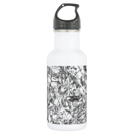 Silver Foil Modern Edelstahlflasche (Vorderseite)