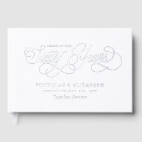 Silver Foil Names 60. Hochzeitstag
