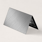 Silver Foil & Script Foto Save the Date Karte (Rückseite)