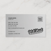 Silver Foil Shine - Business Card Design Visitenkarte (Vorderseite)