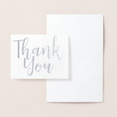 Silver Foil Swirl Tree Danke Bible Verse Folienkarte (Anzeige)