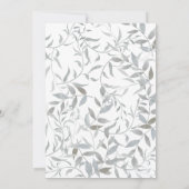 Silver Foliage Save the Date (Rückseite)