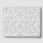 Silver Foto Diamond Jubiläum Floral Gästebuch (Rückseite)