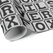 Silver Fox, Ältere Lothario Geschenkpapier (Rolleneckpunkt)
