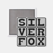 Silver Fox, Ältere Lothario Magnet (Vorderseite/Rückseite)