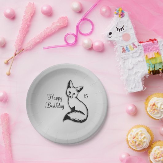 Silver Fox Birthday Teller (Party)