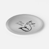 Silver Fox Birthday Teller (Schrägansicht)