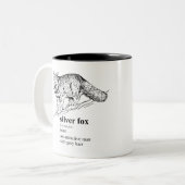 SILVER FOX ZWEIFARBIGE TASSE (Vorderseite Links)