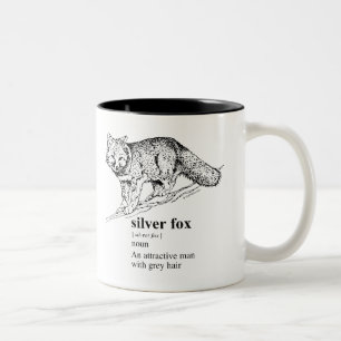 SILVER FOX ZWEIFARBIGE TASSE