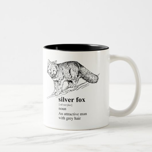 SILVER FOX ZWEIFARBIGE TASSE (Rechts)