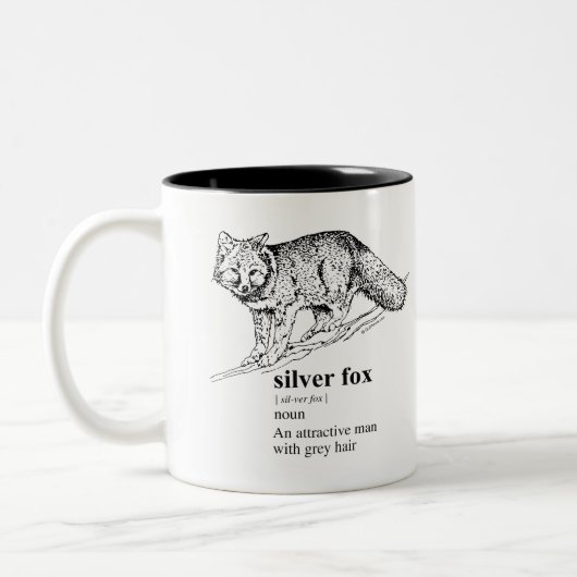 SILVER FOX ZWEIFARBIGE TASSE (Links)