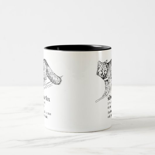 SILVER FOX ZWEIFARBIGE TASSE (Mittel)