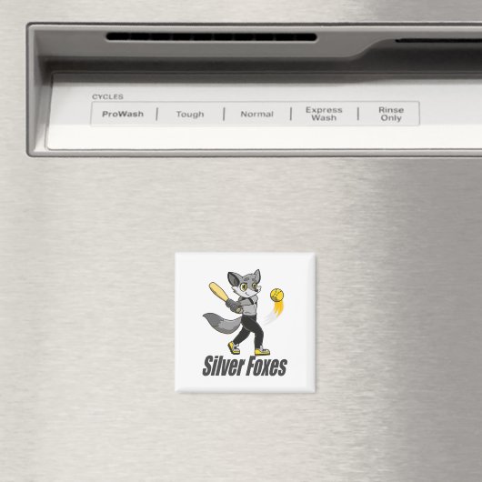 Silver Foxes Softll Magnet (In Situ (Geschirrspüler))