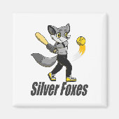 Silver Foxes Softll Magnet (Vorne)