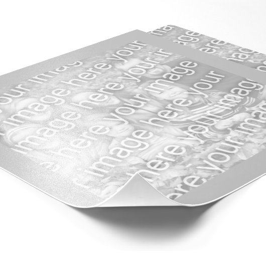 Silver-Frame-Foto Fotodruck (Ecke)