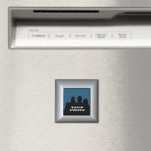 Silver Frame Foto Magnet Vorlage (In Situ (Geschirrspüler))