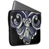 Silver French Frame Laptopschutzhülle (Vorne Rechts)