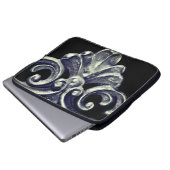 Silver French Frame Laptopschutzhülle (Vorne Knopf)