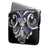 Silver French Frame Laptopschutzhülle (Vorderseite Links)