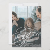 Silver Frohe Weihnachten 5 Foto Collage (Vorderseite)