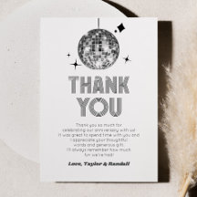 Silver Funkelnd Disco Ball Hochzeitstag