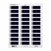 Silver Funkelnd Glitzer Blue Navy Velvet (Vorne)