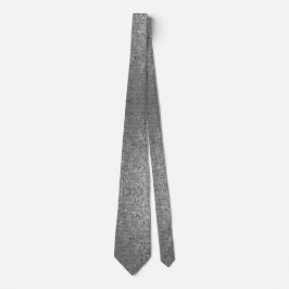 Silver Funkelnd Glitzer Wedding Neck Tie Krawatte