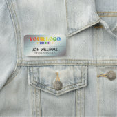 Silver für den Benutzer von benutzerdefinierten Lo Namensschild (Beispiel)