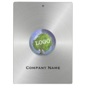 Silver für Firmenlogo Klemmbrett (Rückseite)