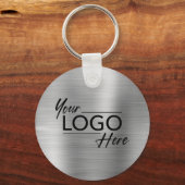 Silver für moderne Firmenlogos Schlüsselanhänger (Vorderseite)