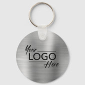 Silver für moderne Firmenlogos Schlüsselanhänger (Rückseite)