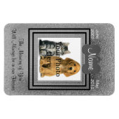 Silver für persönliche Katze oder Hunde Magnet (Horizontal)