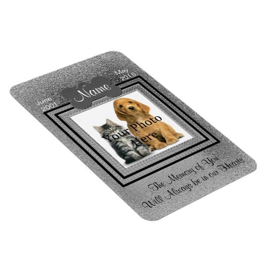 Silver für persönliche Katze oder Hunde Magnet (Rechte Seite)