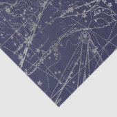 Silver Galaxy Star Karte Design 10 Seidenpapier (Detail)